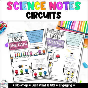 Preview of Parallel and Series Circuits Open Circuits - Closed Circuits - Science Notes