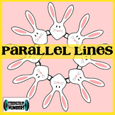 Parallel lines Transversal Angles Activity Easter Bunny Wr