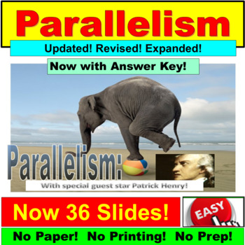 Preview of Parallelism : PowerPoint, Google Slides Lesson