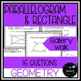 Parallelogram and Rectangle | Scavenger Hunt | Gallery Walk |