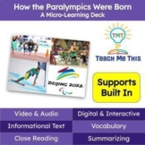 Paralympics Informational Text Reading Passage and Activities