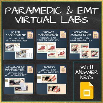 Paramedic & EMT Complete Unit - Lessons, Virtual Labs, Scenarios ...