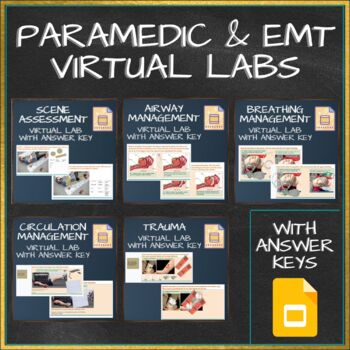 Preview of Paramedic & EMT Virtual Lab Pack