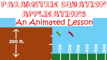 Preview of Parametric Equations & Applications: An Animated Lesson