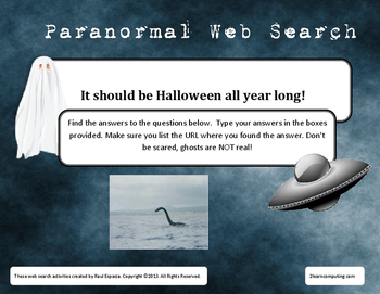 Preview of Paranormal Online Web Search