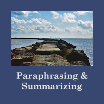 Preview of Paraphrase & Summary - Practice Sheets Plus PowerPoint Tutorial