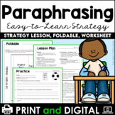 Paraphrasing | Print and Digital