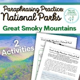 Paraphrasing Skills Practice: Great Smoky Mountains National Park