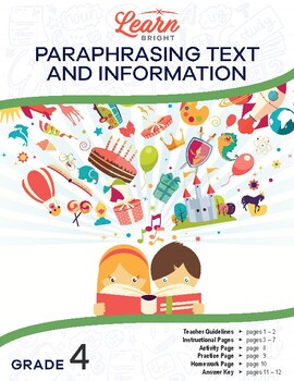 paraphrasing text lesson plan