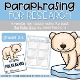 Paraphrasing for Polar Bear Research