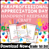 Paraprofessional Appreciation Day Handprint Craft Activity