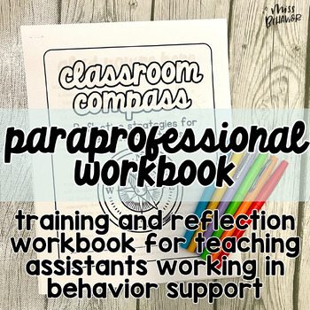 Preview of Paraprofessional Behavior Training & Reflection Workbook