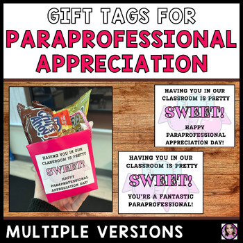 Preview of Paraprofessional Gift | Paraprofessional Apprieciation Day | Staff Gifts