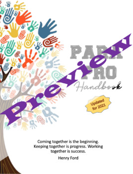 Preview of Paraprofessional Handbook (PPT) - Partially Editable!