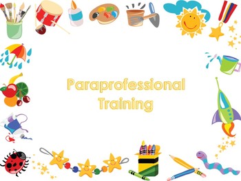 Preview of Paraprofessional Training