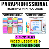 Paraprofessional Training Binder and Course