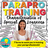 Paraprofessional Training-Characteristics of Learners