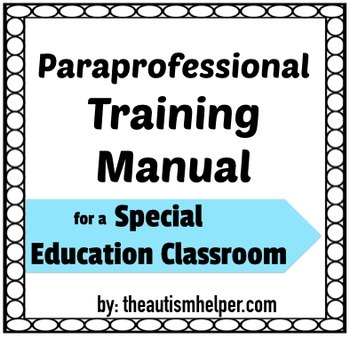 Preview of Paraprofessional Training Manual
