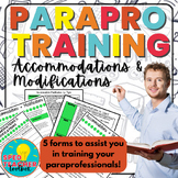 Paraprofessional Training on Accommodations and Modificati