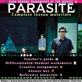 Parasite Movie Guide & Differentiated Worksheet Bundle (ED