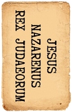 Parchment Poster - "Jesus of Nazareth"