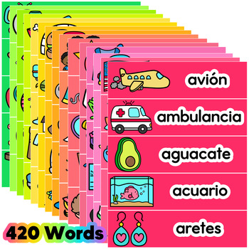 Spanish Math Word Wall 3/4 / Pared de palabras (matemáticas) CC.OA