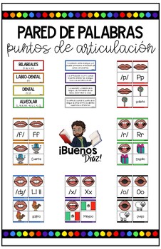 Preview of Pared de Sonidos - Puntos de Articulación