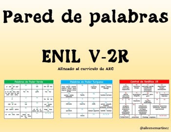 Preview of ENIL word wall/Pared de palabras ENIL/Palabras de uso frecuente