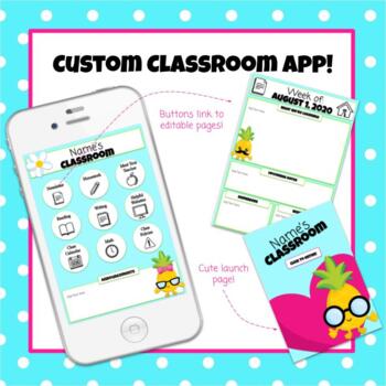 Preview of Parent Communication App - Classroom App - Digital Learning - Distance Learning