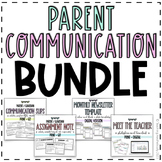 Parent Communication Bundle | Newsletters, Letters, Notice