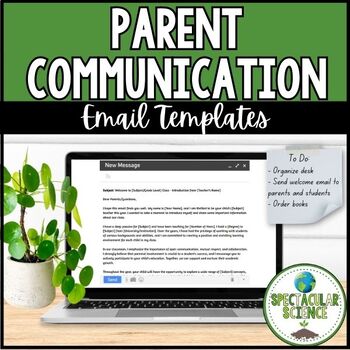Preview of Parent Communication Email Templates for Teachers