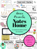 Parent Communication Guide -Notes and Letters Home to Parents
