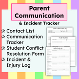 Parent Communication Log - Conflict Resolution - Incident 