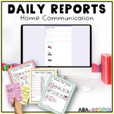 Parent Communication Log | Daily Report for Home Communication