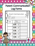 Parent Communication Log Forms