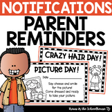 Parent Communication Notes