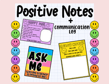 Preview of Parent Communication, Positive Notes | Classroom Management |