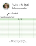 Parent Communication Tracker