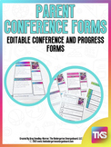 Parent Conference Forms