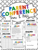 Parent Conference Forms & Notes