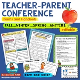 Parent Conference Forms | With HandOuts | Conference Remin