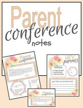 Preview of Parent Conference Notes