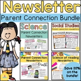 Parent Connection Newsletter Bundle: Bridge School & Home 