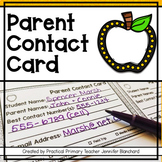 Parent Contact Card