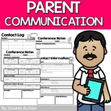 Parent Contact, Communication and Conference Forms PDF & EDITABLE