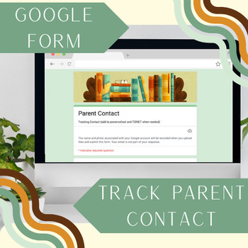 Preview of Parent Contact Form