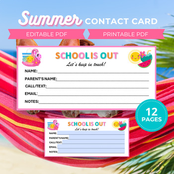 Preview of Parent Contact Information Sheet, Parent Contact Log, Parent Communication