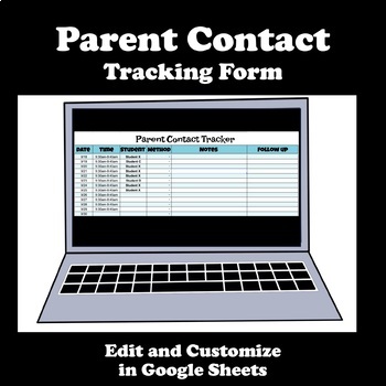 Preview of Parent Contact Tracker (Google Sheet)