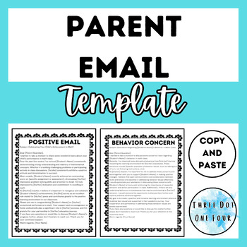 Preview of Parent Email Templates