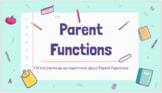 Parent Function Interactive Notes - Digital Classroom